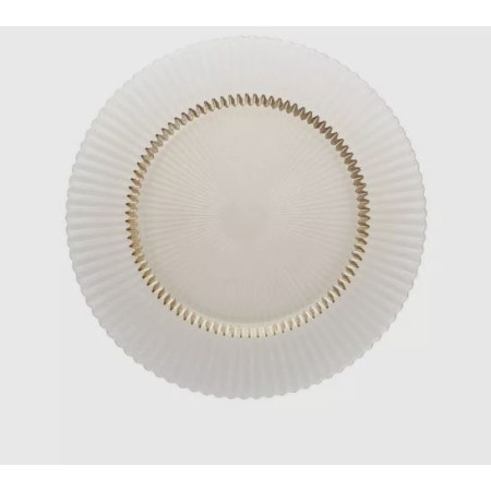 Archie - Glass Plate flat 21,5cm GingerGold